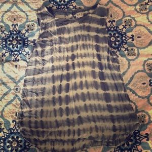 blue tyedye lightweight tank from stitchfix